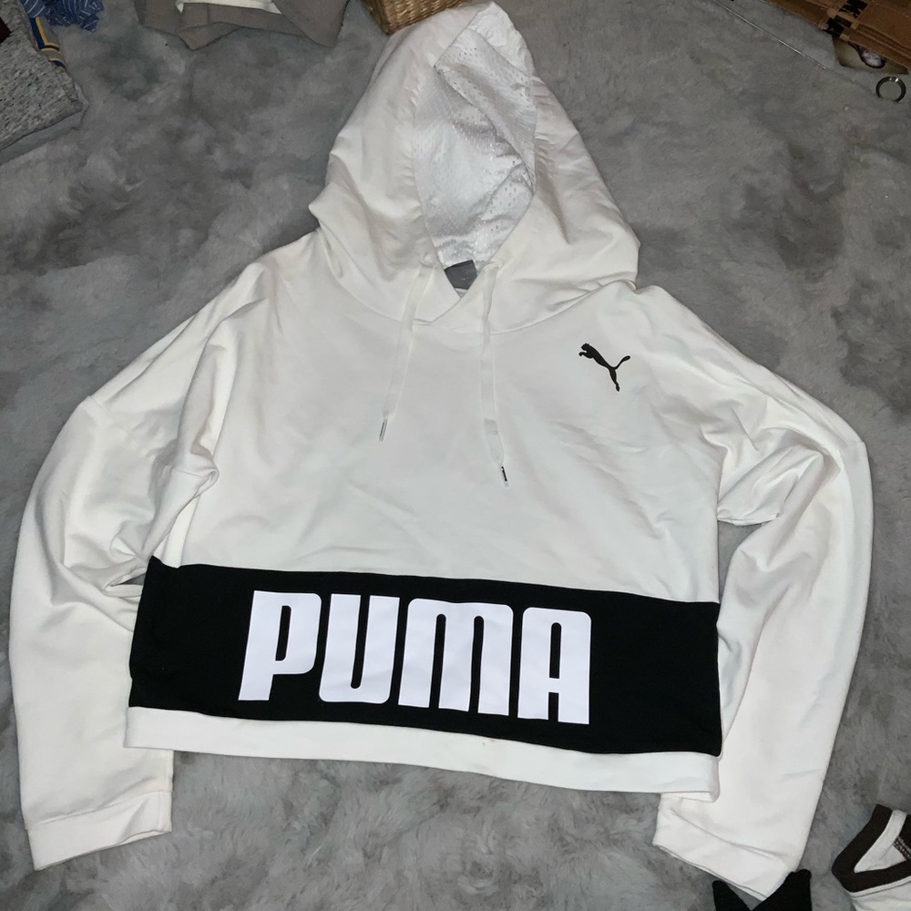 Puma cropped hoodie